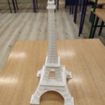 Model 3D Wieży Eiffla.